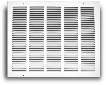 Truaire C170 14X12(Duct Opening Measurements) Return Air Grille 14-Inch by 12-Inch Sidewall or Ceiling Return Air Grille, White