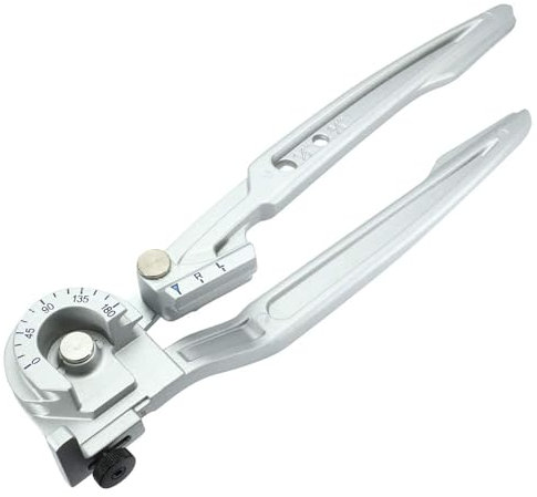 Recogwood Dobladora de Tubos 2 en 1, Herramienta de 180 Grados para Tubos de Pared Delgada de Aluminio 10-12 OD