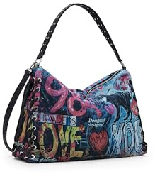 Desigual borsa a tracolla Leiria Pizzicato Shoulder Bag Tutti Fruti colorato