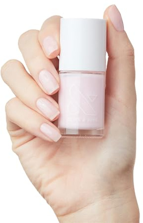 Olive & June Long Lasting Nail Polish | Spring Pastel Nails | Plump Gel-Like Finish No Lamp Needed | Lasts up to 10 days | Salon-Quality 15-Free Vegan & Cruelty-Free Chip-Resistant | Strawberry Scone