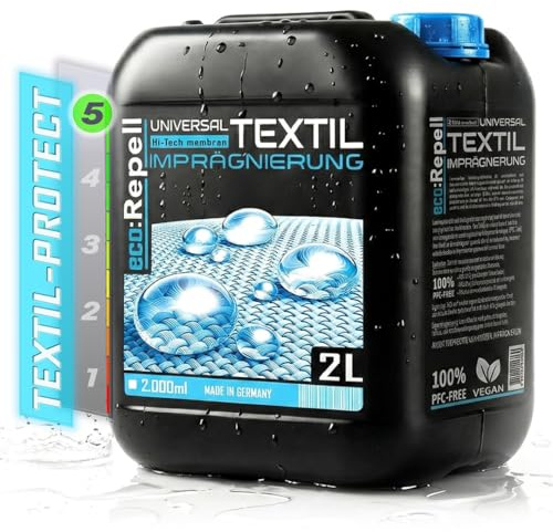 Eco:Repell 2L Polstermöbel Imprägnierung für Sofa, Couch & Sessel, Geruchsneutraler Textilschutz vor Flecken, Flüssigkeiten & Schmutz – PFC-Frei mit Abperleffekt
