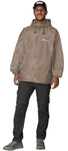 FROGG TOGGS Men's Ultra-lite2 Waterproof Breathable Rain Jacket, Khaki, L