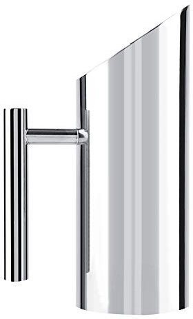 Pichet à Jus 1L, Accessoires pour Machine à Expresso, Tasse à Mousseur à Lait, Café au Lait Cappuccino Latte Art, Cruche en Acier Inoxydable(1L)