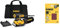 DeWalt Vibratiosnschleifer/Schwingschleifer (230 Watt, Schwingkreis-ø 1.6 mm, Schleifplatte 108 x 115 mm, Klettfix, AirLock kompatibel) & Schleifblätter 115x115 K80 8-L 10 St.