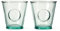 Re-Generation Glassware Trinkgläser, 22 cl, 100% recyceltes Glas, 2 Stück