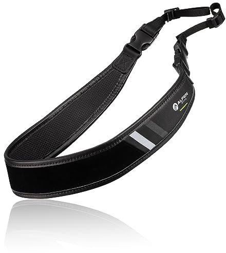 Alpen Trageriemen Pro für Fernglas oder Kamera, 45?mm breit, 5?mm dick, rutschfest, mit Schnellverschluss, ideal für schwere Geräte