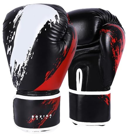 KSHSAA Guantes de Boxeo para Adultos 10 oz - Sparring, Kickboxing y Entrenamiento para Hombres y Mujeres