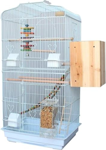 DLAZUM Professioneller Vogelkäfig für Haustiere, Vogelträger, Gartendekoration, günstige Vogelkäfige für Sittiche, großer Luxus-Vogelkäfig, Haushaltseisen-Wellensittichkäfig, Taubenliebesvogel, Per