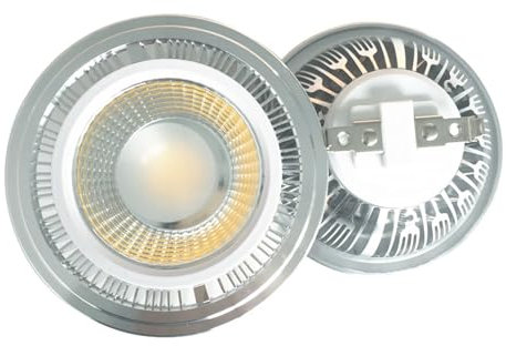 KAKAK Lampadina LED a mais dimmerabile GU10 G53 in alluminio AR111 18w 12V Lampadina faretto 3000K 4000K 6000K per casa garage magazzino(Warm white 3000K,G53)