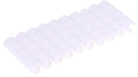 BCOATH 10Stücke Abs Schnappverschluss Für Gewächshauszubehör Zur Befestigung Von Folien Schattennetzen Und Insektenschutz Rohren Weiß Langlebig