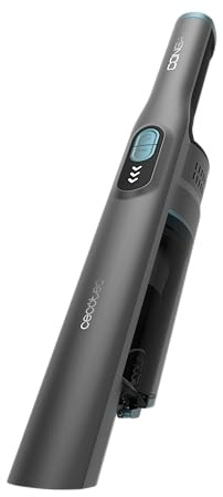 Cecotec Aspiradora de Mano sin Cable Conga Rockstar Micro+ Clean&Car X-Treme. 210W, Motor Digital Brushless, 20kPa, Autonomía 40mins, Cargador Coche 12V, 2 Modos, Accesorios y Soporte de Pared