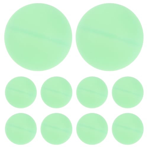 Gatuida Balles de Ping-Pong Lumineuses Lot de 10, PP Blanc, 40mm | Réutilisables pour Jeux de Jardin et Groupes, Effet Phosphorescent, Accessoires de Table Tennis