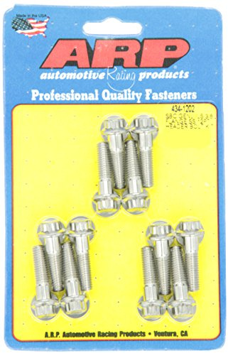 ARP (434-1202) Chevy SBC/GenIII LS 3/8in Flange SS 12pt Header Bolt Kit