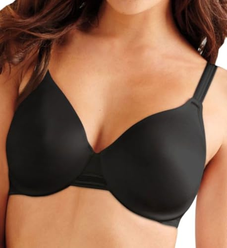 Bali womens One Smooth U Smoothing & Concealing Underwire Df3w11 Bras, Black, 36C US
