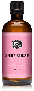 P&J Trading - Cherry Blossom Scented Oil 100ml - Fragrance Oil for Candle Making, Soap Making, Diffuser Oil