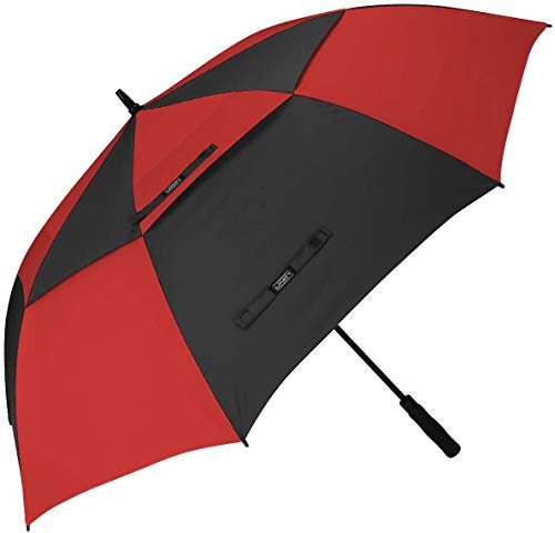G4Free Golf-Regenschirm, 68 Zoll, automatische Öffnung, extra groß, doppelte Abdeckung, belüftet, winddicht, wasserdicht, Stock, Regenschirm