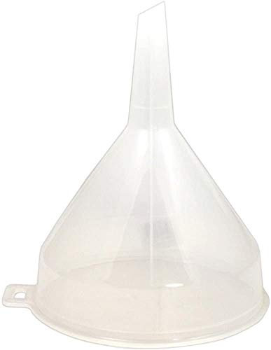 Whitefurze 2 x Plastic Funnel 14cm Clear