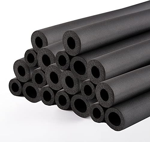 Isolation Tuyaux Chauffage,Manchon d'isolation pour Tube climatisation-Noir Diamètre Intérieur 6~110mm,Caoutchouc De Mousse De Tuyau D'éponge,pour Tuyaux Extérieur,1 pièce ( Size : 90mm x20mm x1.8m )