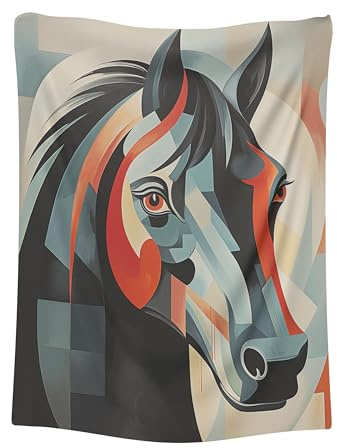 CAPITUNEISKINEPA Horse Blanket Gift Cute Blanket Small Blanket for Travel 30 x 40