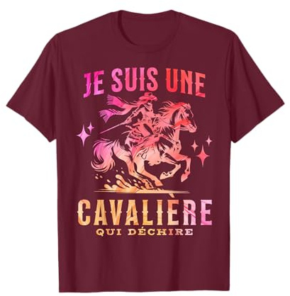 Fille Equitation Cheval Je Suis Une Cavalière Qui Déchire T-Shirt