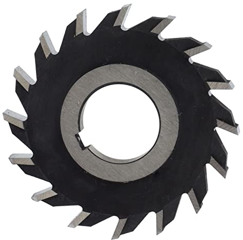 Fresa a 16 denti Disco per fresatura in acciaio ad alta velocità Diametro 80 mm per lavorazione piana e lavorazione dei metalli Bordi lucidi durevoli Installazione liscia