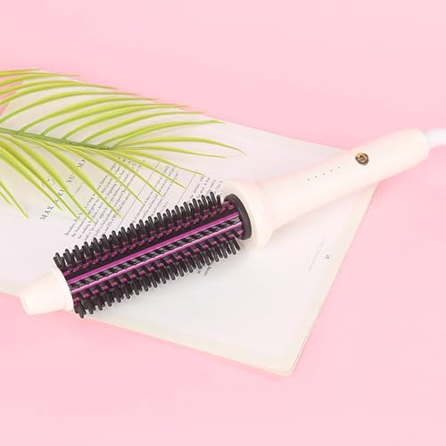 Brosse à friser rotative - Peigne à lisser avec chauffage aux ions négatifs de 28 mm | Outil de coiffure pour femme pour voyage, maison, université, chambre, hôtel, centre de spa, fer à friser