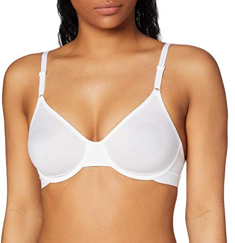 Triumph Womens Micro Fun Non-padded Wired Bra, White, 34C UK