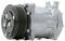 RIDEX 447K0367 A/C Kompressor für Klimaanlage Klimakompressor mit ID: SD7H15 Kältemittel: R134a mit 120mm Riemenscheibe Rillen: 8