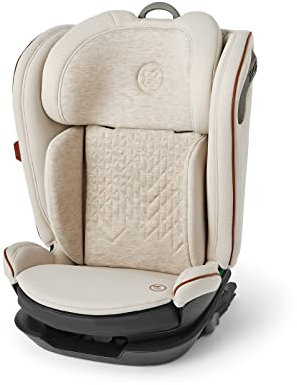 Silver Cross - Discover i-Size High Back Booster Seat - Isofix Car seat - Lightweight - Car Seats For 4 to 12 Years - Almond