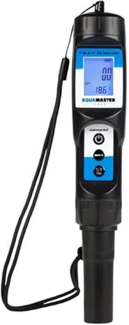 Weedness Aquamaster P110 Combination Meter - EC & pH Meter Garden Plants Value Pool Tester Test Strips for Pool pH Meter Measuring Water Tester Digital Aquarium
