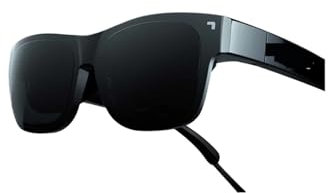 VEKELETE Gafas AR Inteligentes HD de 140 Pulgadas con Pantalla Gigante de visualización 1080P 3D con ángulo de bisagra Plegable de 30°