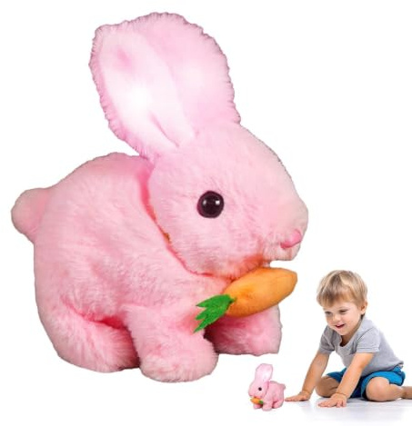 Bunny Toys for Kids Interactive Hopping Robotic Plush