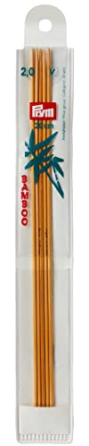 Prym - Bamboo (20 cm, 2,00 mm) ago a Doppia Punta - 1 unità