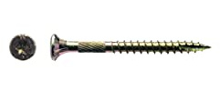 Big Timber 5YTX92#9 by 2-inch T-25-drive bit Gold Star Flat Head Interior Screws,(585 per Box)