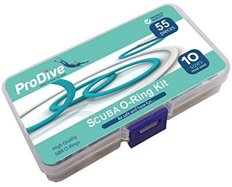Tauchen Tauch O-Ring-Kit 10 Größen 55 pcs FULL SET O-Ringe