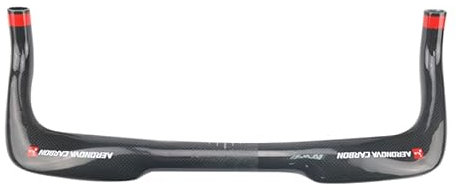 Red 3K Glossy Finish Breite 440 mm Carbon TT Aero Bars für Rennrad