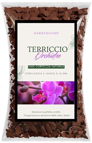 Terreau BARKMOOD pour orchidées (1,5 l) - Écorce de pin maritime 100 % naturelle - 5-12 mm - Stérilisé et lavé