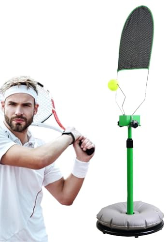 Tennis Topspin Trainer - Allenatore di Tennis portatile per una sola persona, attrezzatura per allenamento da tennis, attrezzo per allenamento da tennis, attrezzo per allenamento da tennis da solo per