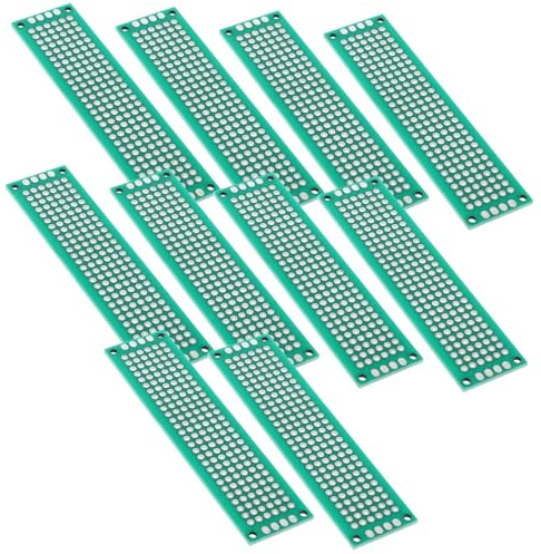 DECORNIJIA 10pcs Double Sided Circuit Board Pcb Board Diy for Soldering Electronic Project
