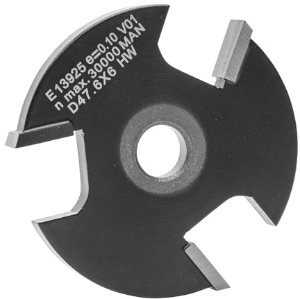 ENT 13925 Sidofräs i hårdmetall, skaft (S) 8 mm, diameter (D) 47,6 mm, NL 6 mm, Z3
