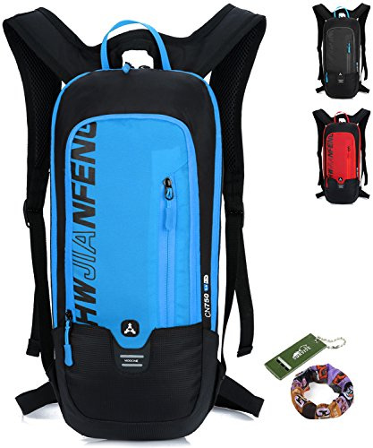 Mochila Ciclismo Esquiar Ligero Resistente al agua Respirable Bicicleta Al aire libre Deportes Pequeña Equitación Excursionismo Viajar - 8 litros