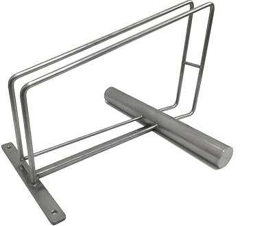 NAMOR Designer Fahrradständer Edelstahl – 1 Stellplatz, Handmade in Germany, Premium-Design für 20–29 Zoll & bis 2,4 Zoll Reifen Edelstahlprodukte