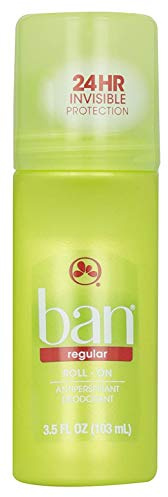 Ban Deodorant 3.5 Ounce Roll-On Anti-Perspirant Regular (103ml) (Pack of 2)
