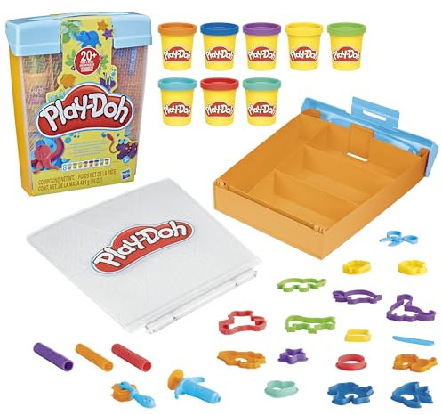 Play-Doh Fantasievolle Tierbox, Spielzeug für Kinder