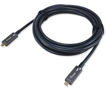 Equip 119462 Cable óptico activo USB-C a C macho/macho, 10 m, PD 60 W, 4K/60 Hz, 10 Gbps, vídeo+datos+PD