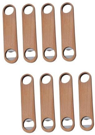 PRETYZOOM 8 Pièces Ouvre-bouteille Bière Ouvre-boîtes Manuels Attrape Bouchon De Bouteille Dissolvant De Bouchon De Bouteille Porte-clés Ouvre-soda Petit Ouvre-bar Acier Inoxydable