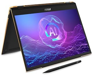 MSI Summit 13 AI+ Evo (2024) 13.3 FHD+ Professional Laptop: Intel Core Ultra 7-258V, ARC Graphics, 32GB LPDDR5X, 2TB NVMe SSD, Thunderbolt 4, Win 11 Pro: Ink Black A2VMTG-017US