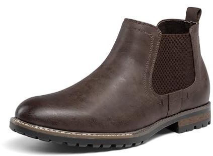Bruno Marc Hommes Bottines Chelsea Élégance Boots | Bottines de Costume Boots d'affaires, Confortable toute la journée