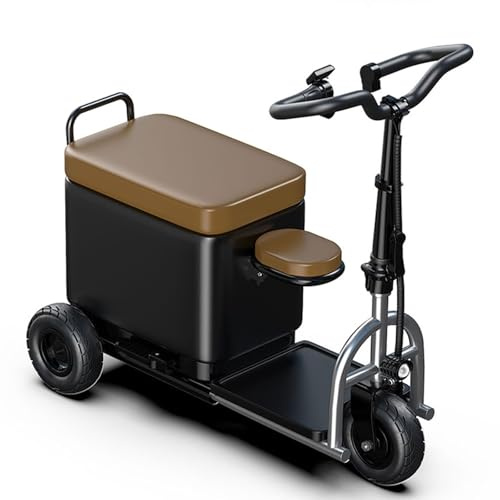 Mobility Scooters for Adults Scooter for Seniors Foldable Electric Mobility Scooter Smart Riding Scooter Suitcase 52 L, Up to 70km, Brushless Motor (Black, 20Ah)