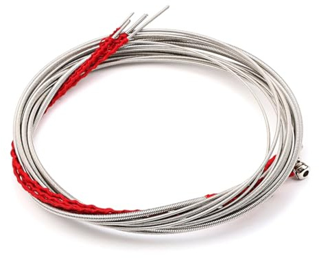 ECVGHD Rostfritt stål elektriska bassträngar ersättning fyra strängars bassträngar
